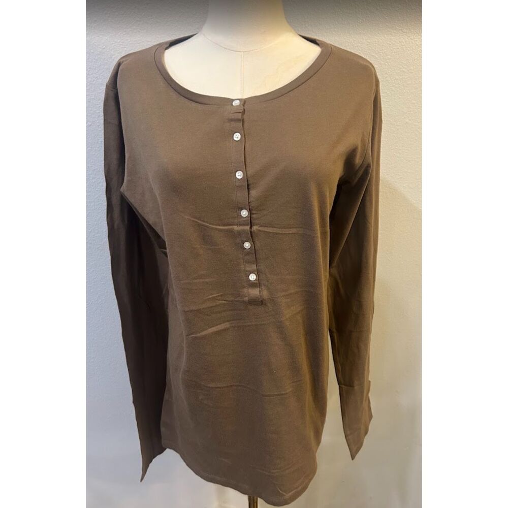 Ouray Sportswear long-sleeve Henley shirt